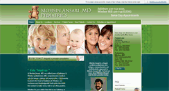 Desktop Screenshot of ansaripediatrics.com